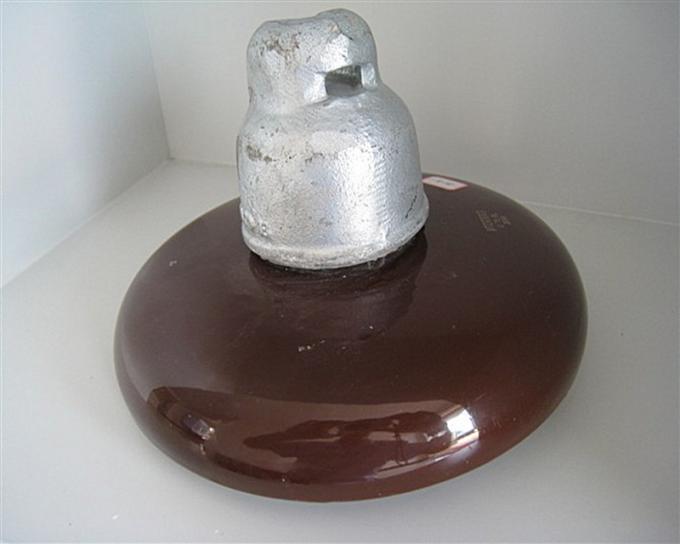 Durable Pole Accessories Ceramic Glass Cap And Pin Type Suspension Insulator