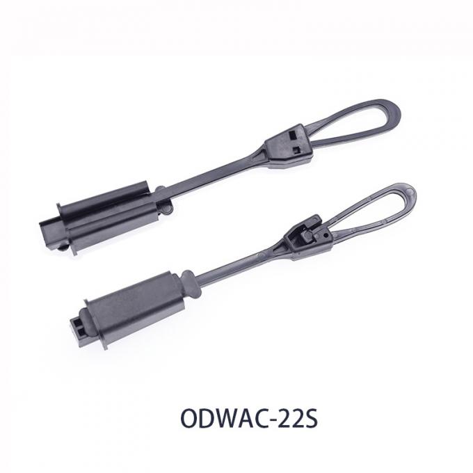 ODWAC Series FTTH Cable Suspension Clamp Stainless Steel Wire Tension