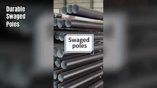 Swaged Tubular Poles: Strong, Lightweight & Durable!#PowerTransmission#SteelPoles#Innovation#Energy