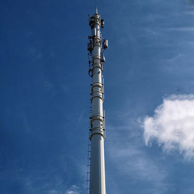 ASTM A572 GR65 Steel Telecommunication Post Durable Strong