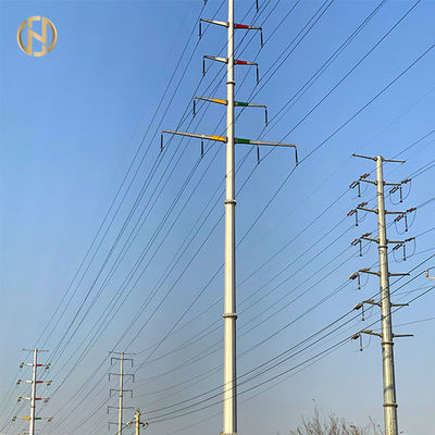 132kV Electricity Transmission Line Suspension Tension Type Galvanized Powder Coating