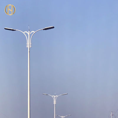Ground Mounted 3m 6m 8m 12m Customized Hot Dip Galvanized Octagonal Outdoor Lamp Post for Street Lighting