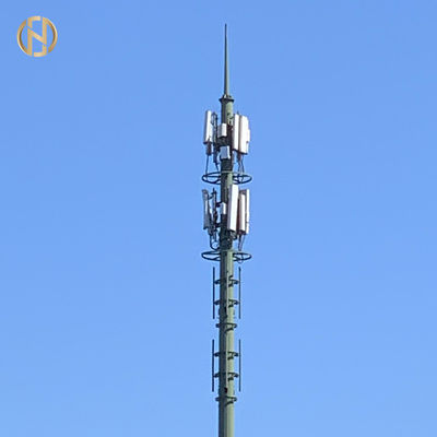 Polygonal Telecommunication Post  35m 36m Monopole Telecom Tower