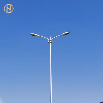5M Q235B Street Light Post Round Conical All In One Earthquake Resistant