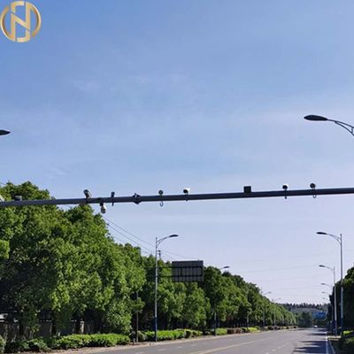 Custom Traffic CCTV Camera Pole  Monitoring CCTV Posts CMOS Sensor