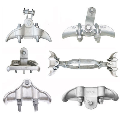 Suspension Clamps For Twin Jumper Conductor Electric Power Fittings High Voltage