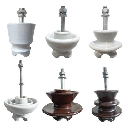 Pin Type Anti Pollution Porcelain Insulator Aluminum Alloy