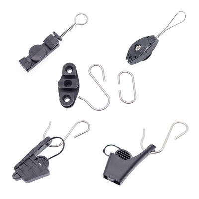 ADSS FTTH Type Anchor Drop Wire Clamp For Optic Fiber Cable Tension
