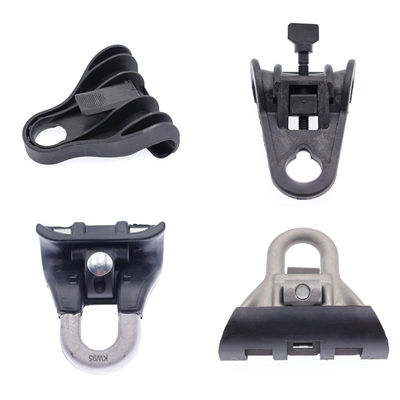 Cable Suspension Clamp Plastic Dead End Anchor PA66 Aluminum