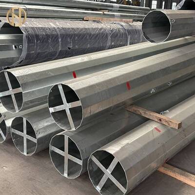 Buy Factory Price 6m to 20m Electrical Steel Power Pole | High Tension Electric Wire Pole | ASTM Standard Galvanized Transmission Pole online manufacture