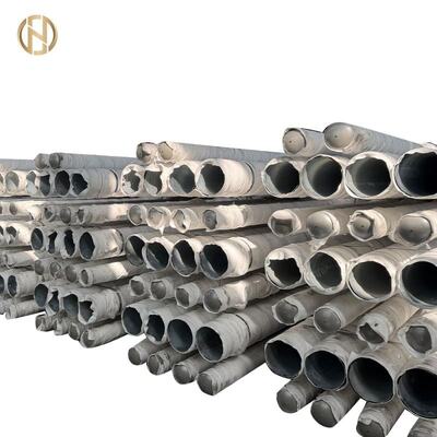 Buy 9m 12m Hot Dip Galvanized Swaged Steel Pole, Q235 Q345 Round Circular Electric Power Distribution Transmission Utility Pole online manufacture