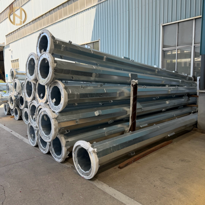 Buy 30m Round Conical High Mast Light Pole – 160km/h Typhoon Resistant with Raising & Lowering System (Q235B / Q355B Options) online manufacture
