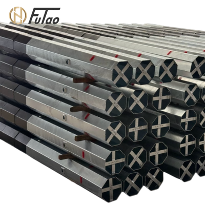 Buy 9m 11kV Hot Dip Galvanized Steel Electrical Pole – Q235B / Q355B Octagonal Utility Pole for Urban & Rural Power Distribution online manufacture