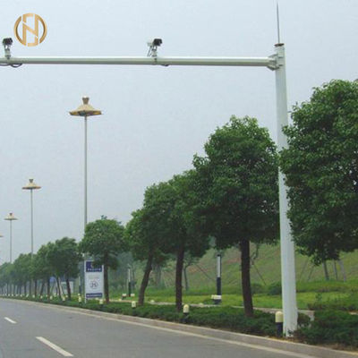 Buy Straight Type Traffic Light Pole 6M 114mm X 3.5MM OD Pipe Wind Resistant online manufacture