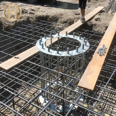 Buy 36M 48M Telecommunication Post  Galvanized Steel Monopole Communication Tower online manufacture