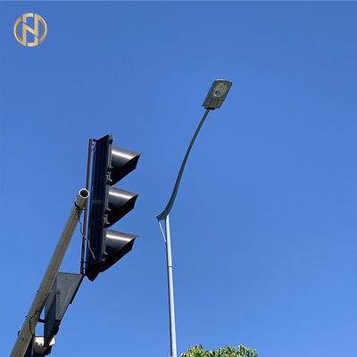 Buy Customizable Electical Outdoor Galvanized Light Pole With Spray Painting online manufacture