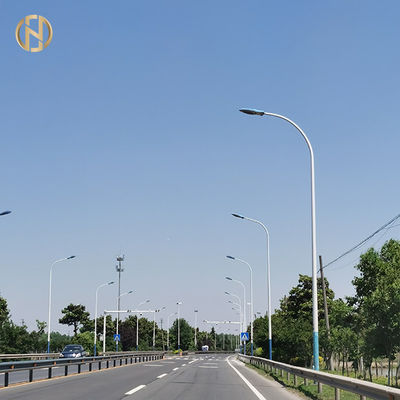 Buy 6 - 15M Street Light Pole Anti Corrosion  Steel Light Pole With Various Design online manufacture
