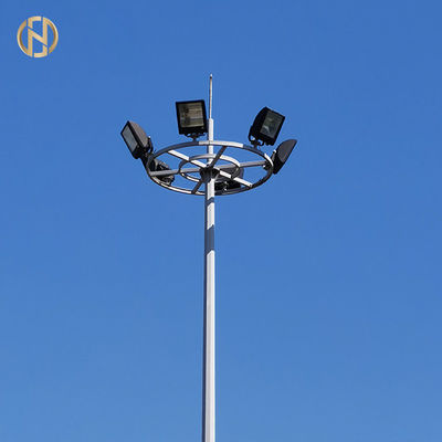 Buy Galvanized Spray Paint High Mast Pole 35M online manufacture