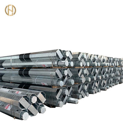 Buy 12M Galvanized Steel Light Pole For Power Distribution online manufacture