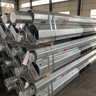Buy Telescopic Galvanized Steel Pole Well Finished Welding Long Service Life online manufacture