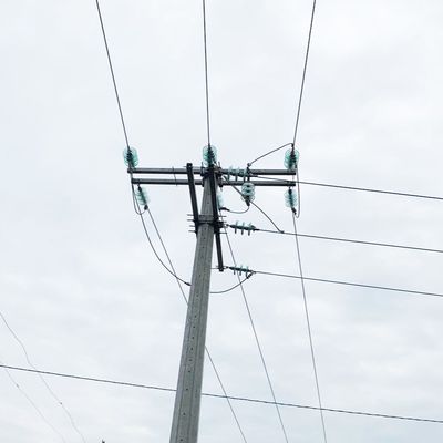 Buy 12KV 35KV Pole Accessories Galvanized Steel 8000D Cross Arm For Power Project online manufacture