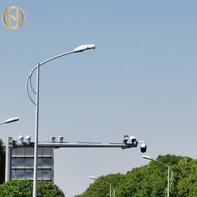 Buy Steel Octagonal Light Pole 10M With Single Arm online manufacture