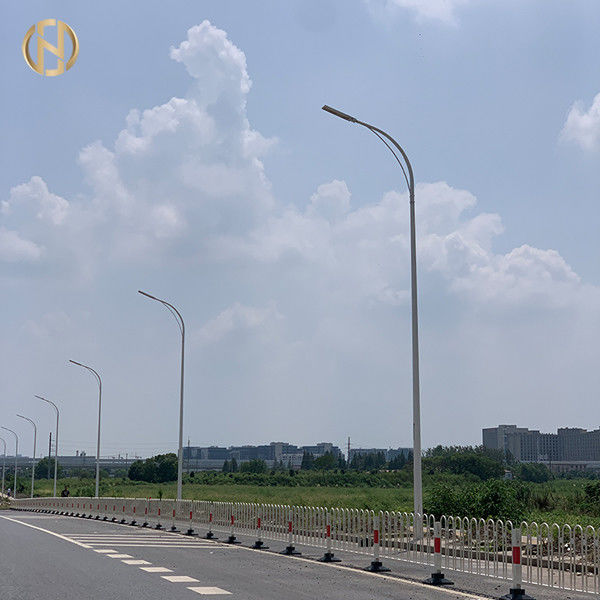 Hot-Dip Galvanized Q235B Street Light Pole with Customizable Color