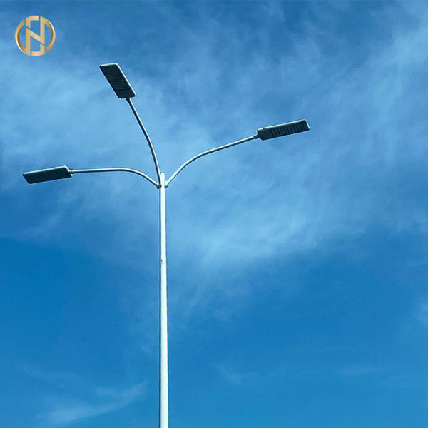 Hot-Dip Galvanized Street Light Pole with Customizable Features for Stylish Lighting