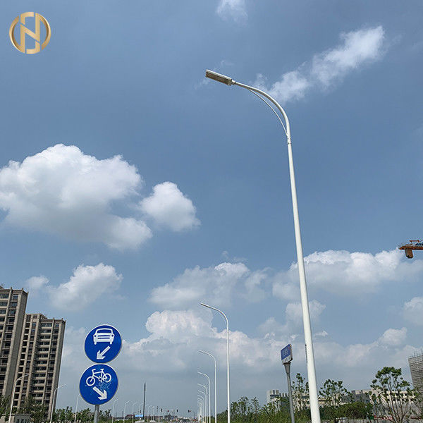Customized Painting Color Hot-Dip Galvanized and Electrostatic Spraying Street Light Pole for Durability