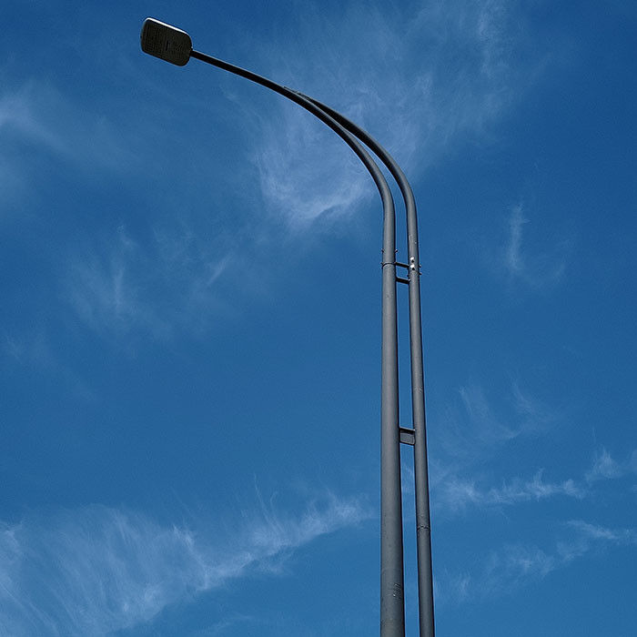 Customizable Led Street Light Pole Outdoor Lighting Solutions Hot Dip Galvanized Steel