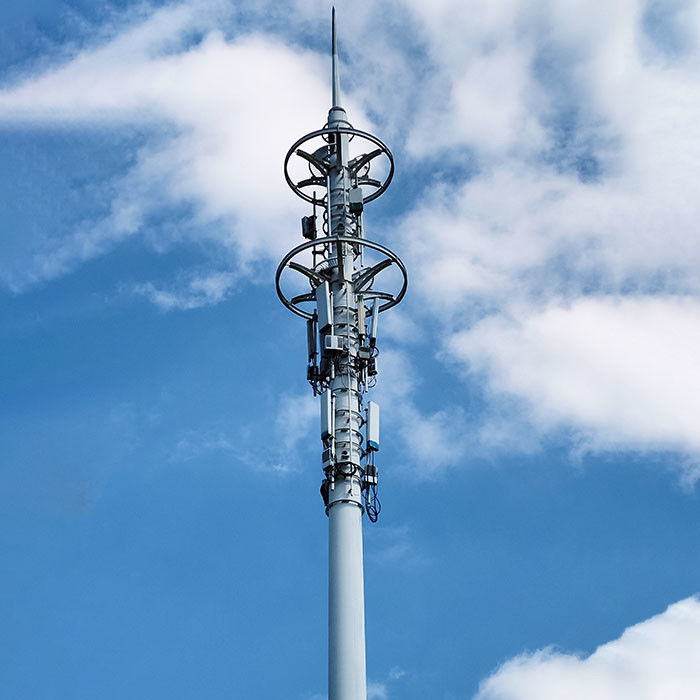 Polygonal Customized Telecommunication Post 2 Sections