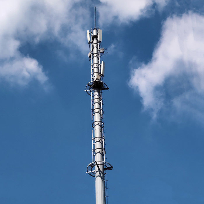 High performance ASTM A572 GR65 Steel Telecommunication Post