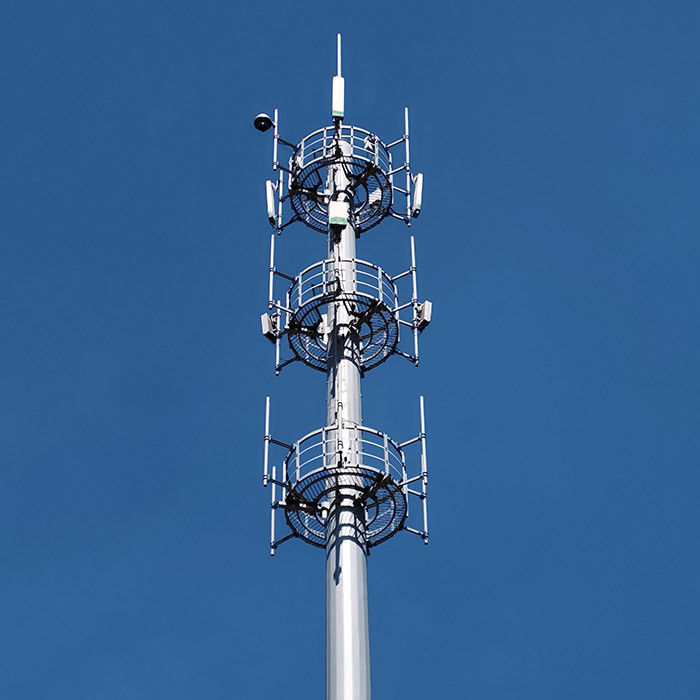 Telecom Poles Polygonal Shape Deflection Calculation And Steel Pole Structure Analysis Report For Q235 Material