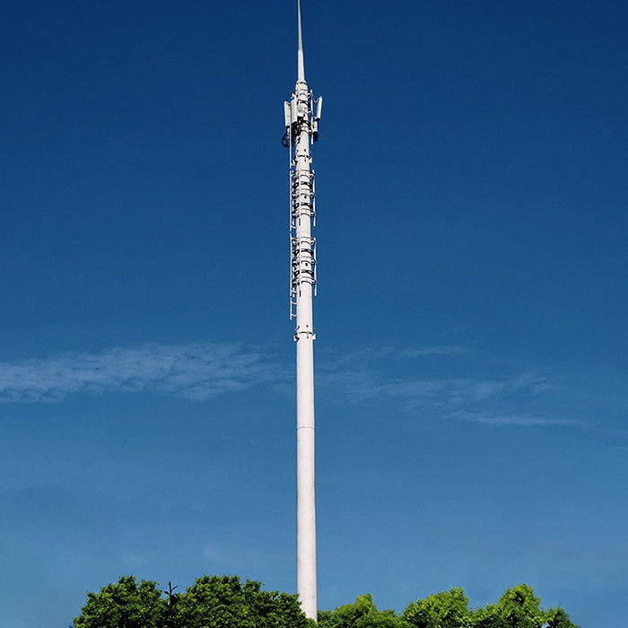 40m Steel Antennas Monopoles With Normalized High Strength