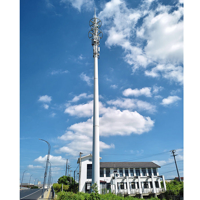 Telecom Poles Polygonal Shape Deflection Calculation And Steel Pole Structure Analysis Report For Q235 Material