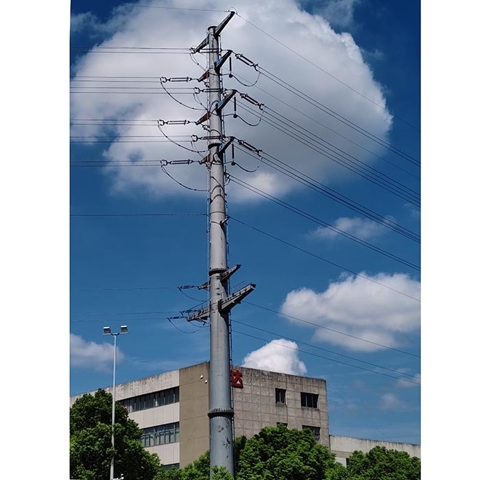 Hot-dip Galvanized High Voltage Power Electric Transmission Line Pole Electrical Equipment