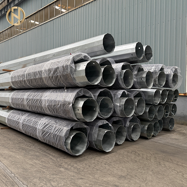 Medium Voltage Electric Pole for Power Distribution Price on Electricity Transmission
