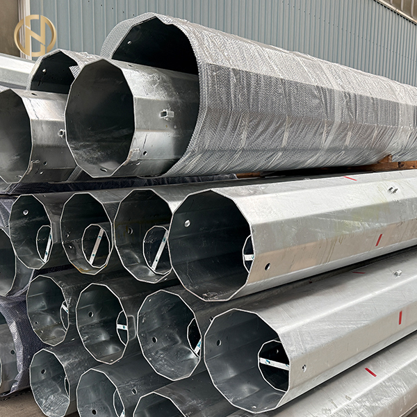 Medium Voltage Electric Pole for Power Distribution Price on Electricity Transmission