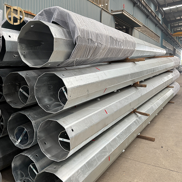 Medium Voltage Electric Pole for Power Distribution Price on Electricity Transmission