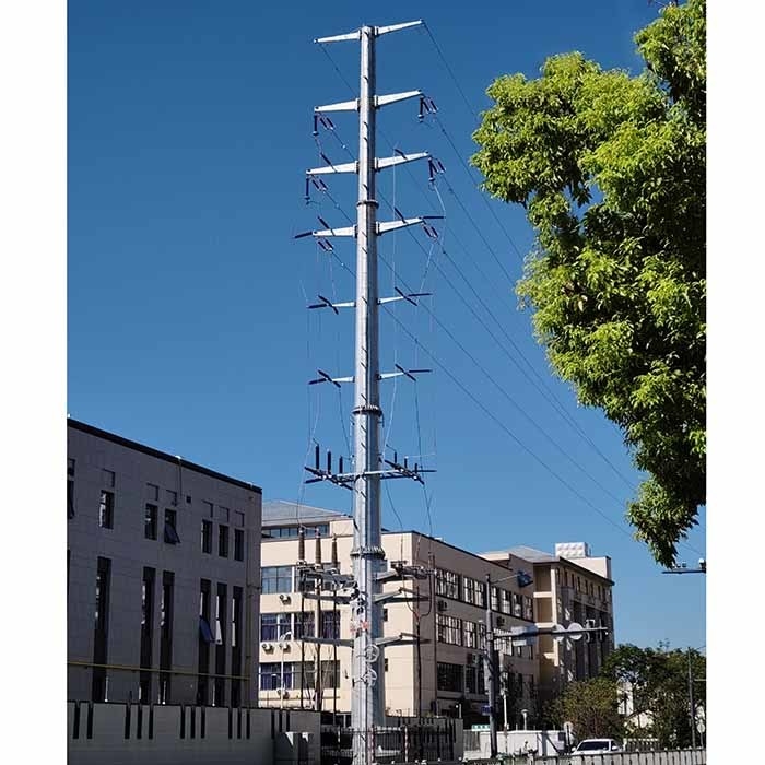 Medium Voltage Electric Pole for Power Distribution Price on Electricity Transmission