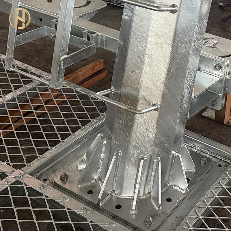 15m to 50m Adjustable High Pole Light Stadium High Mast Light Pole Hot Selling Galvanized High Mast Lighting Steel Pole