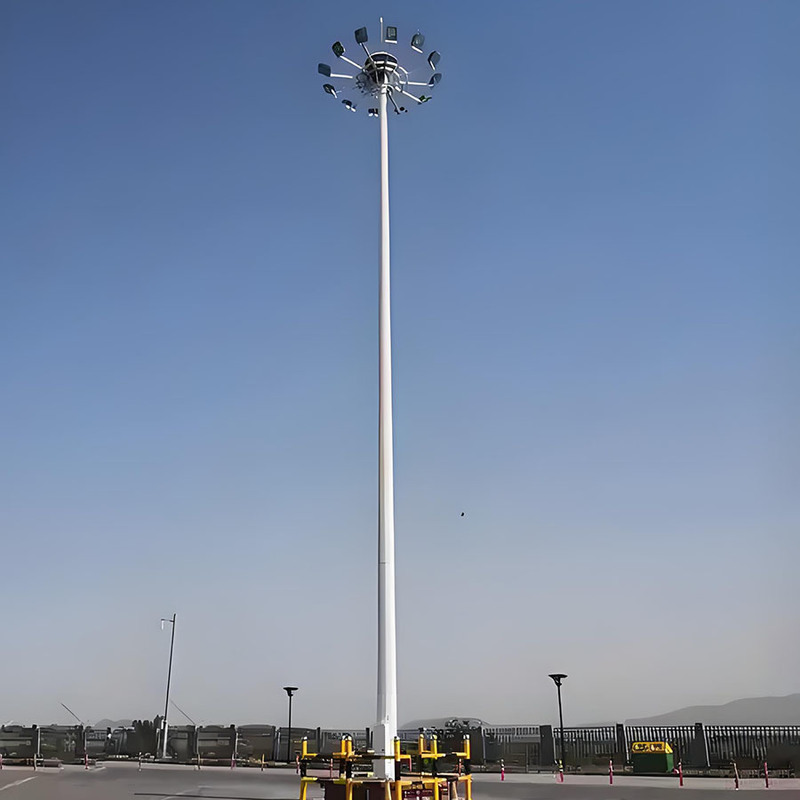 Factory Direct Supply 25m 30m High Mast Light Adjustable Lamp Pole Electrical Equipment