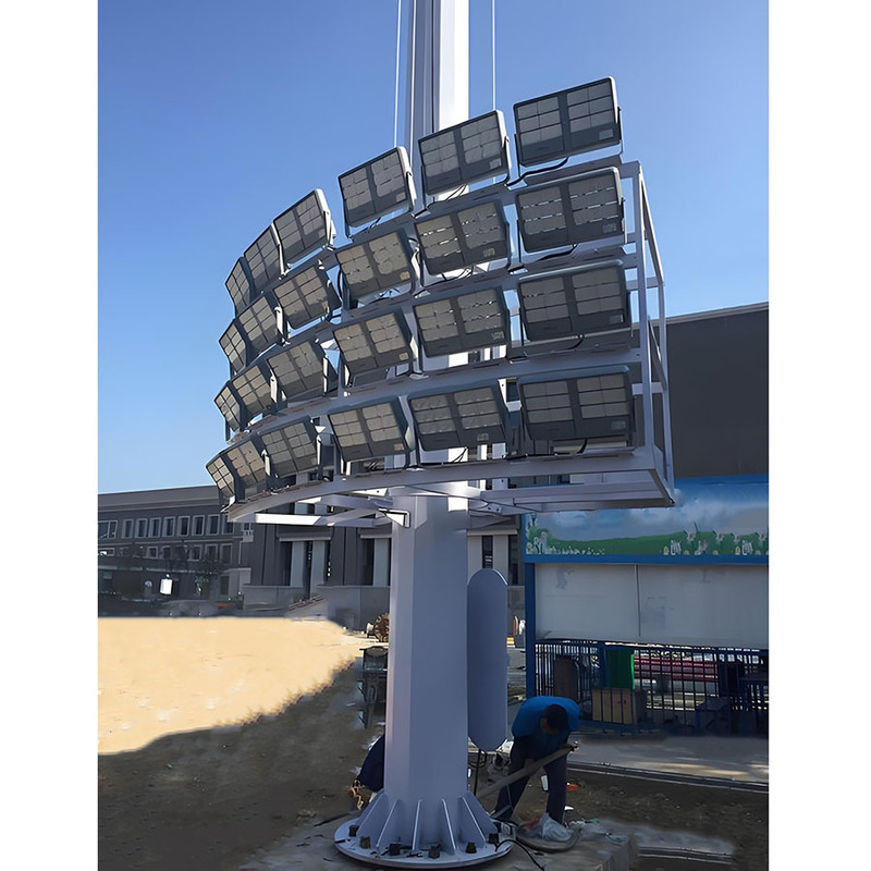 Factory Direct Supply 25m 30m High Mast Light Adjustable Lamp Pole Electrical Equipment