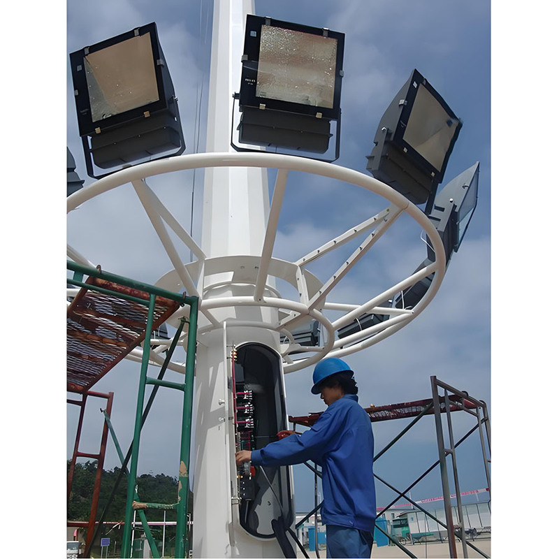 Factory Direct Supply 25m 30m High Mast Light Adjustable Lamp Pole Electrical Equipment