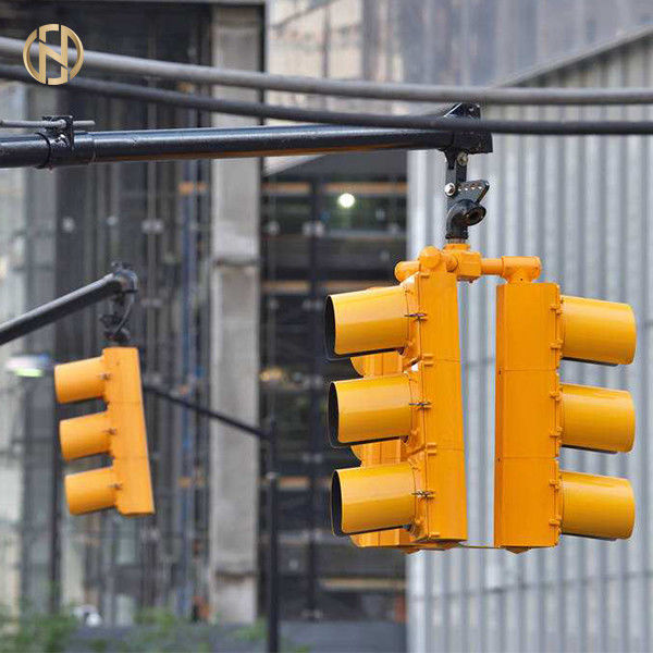 Cross Road Installation Traffic Signal Post 3M 3.3M Straight Type