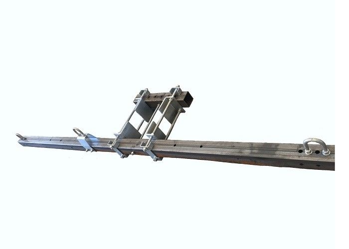 Galvanized Power Pole Accessories  33KV 6300S Power Pole Cross Arm