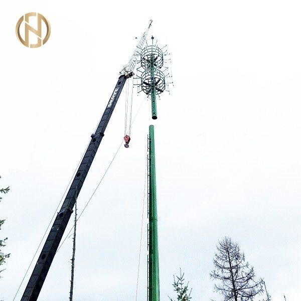 30M Q235 Telecommunication Post For Antenna Equipment