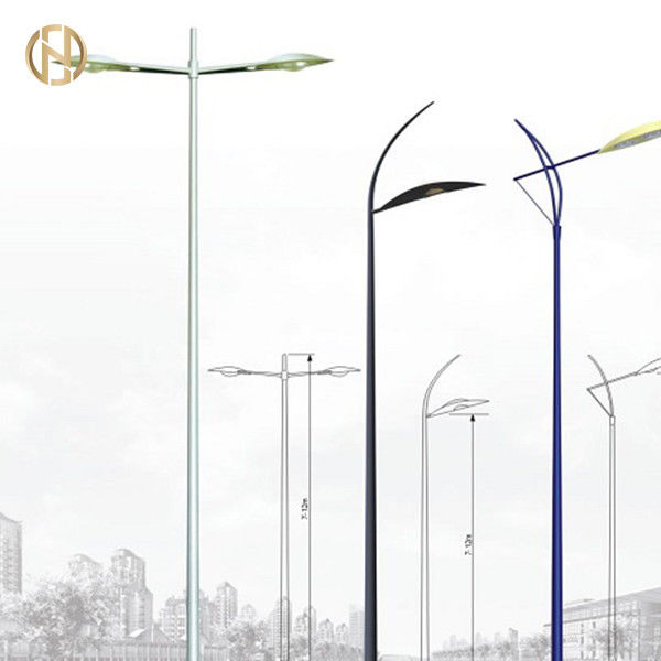 Octagonal Street Light Pole 3-10mm Thickness