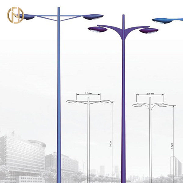 Professional manufacturer 3M 4M 5M 6M 7M 8M 9M 10M galvanized street light pole