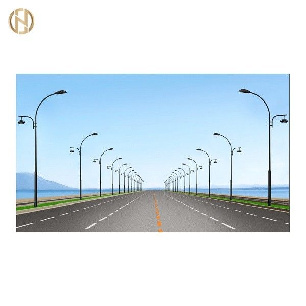 Customizable Electical Outdoor Galvanized Light Pole With Spray Painting